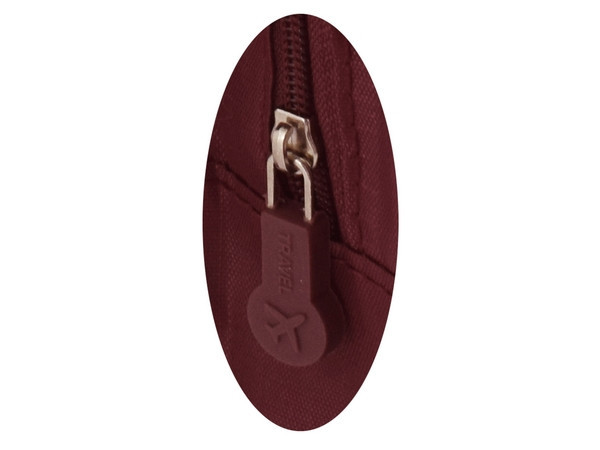 Velcro Hanging Toiletry Bag - Maroon