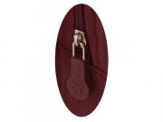 Velcro Hanging Toiletry Bag - Maroon