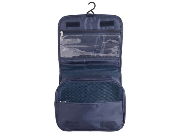 Velcro Hanging Toiletry Bag - Dark Blue