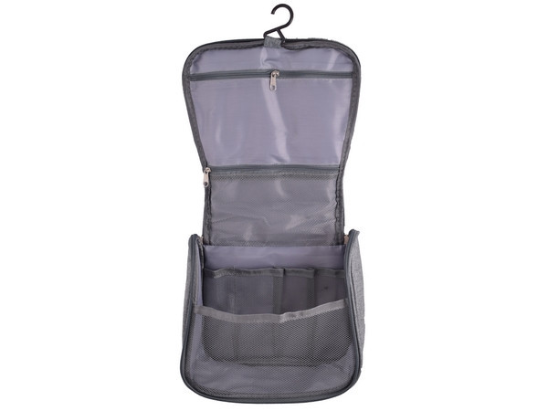 Hanging Toiletry Bag - Grey