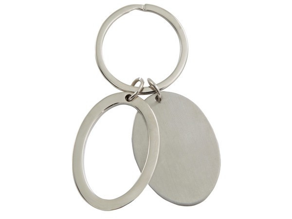 Dual Oval Keyring