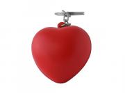 Heart Stress Ball Keyring