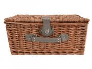 4-Person Wicker Picnic Basket