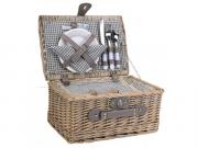 2-Person Wicker Picnic Basket