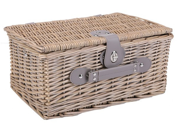 2-Person Wicker Picnic Basket