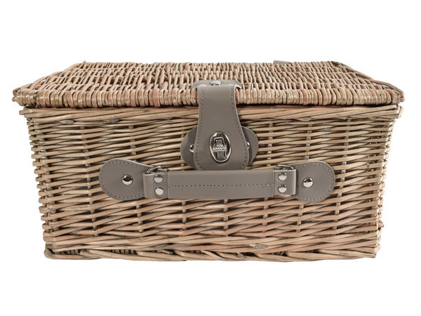 2-Person Wicker Picnic Basket