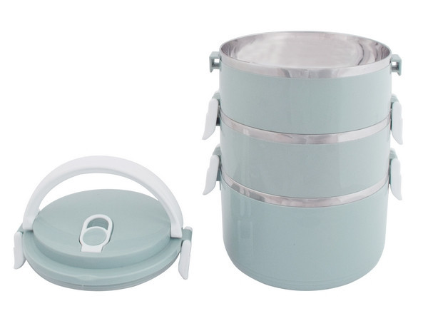 Stackable 3-Layer Lunch Container Set