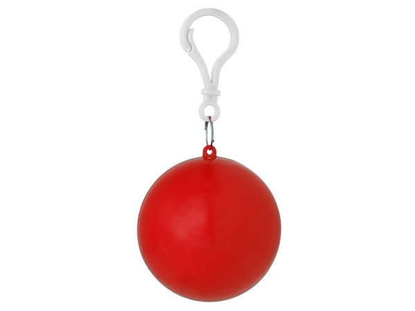 Poncho Ball Keyring - Red