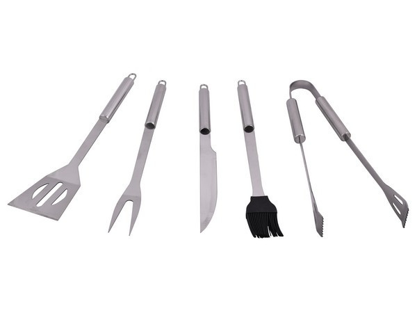 5-Piece Stainless Steel Braai Set