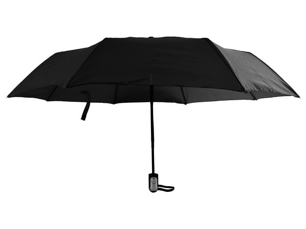 Auto 3-Fold Umbrella - Black