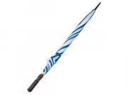 Golf Umbrella Wooden Handle - Blue & White