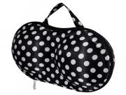 Bra Travel Case - Black & White