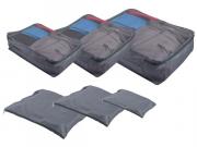 6-Piece Luggage Organiser Set - Grey