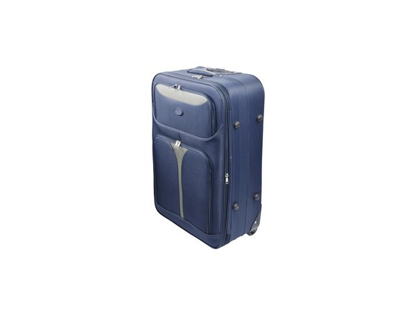 Soft Case Luggage Bag - 20 inch - Blue/Grey