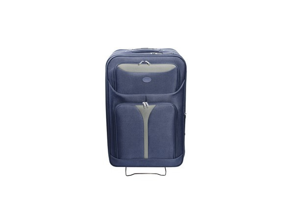 Soft Case Luggage Bag - 20 inch - Blue/Grey