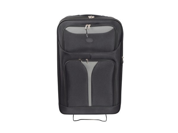 Soft Case Luggage Bag - 24 inch - Black/Grey