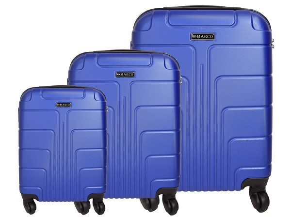 Expedition 3-Piece Luggage Set - Blue