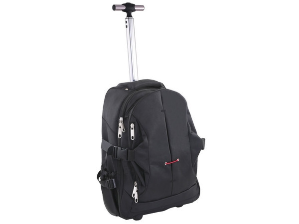 Trolley Laptop Backpack - Black