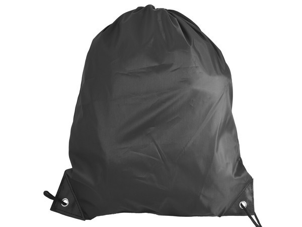 210D Poly String Bag - Black