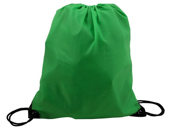 210D Poly String Bag - Dark Green