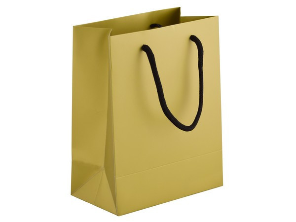 230gsm Matte Gift Bag - 33cm - Gold