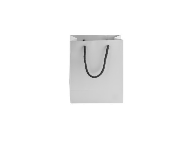 230gsm Matte Gift Bag - 14cm - Silver