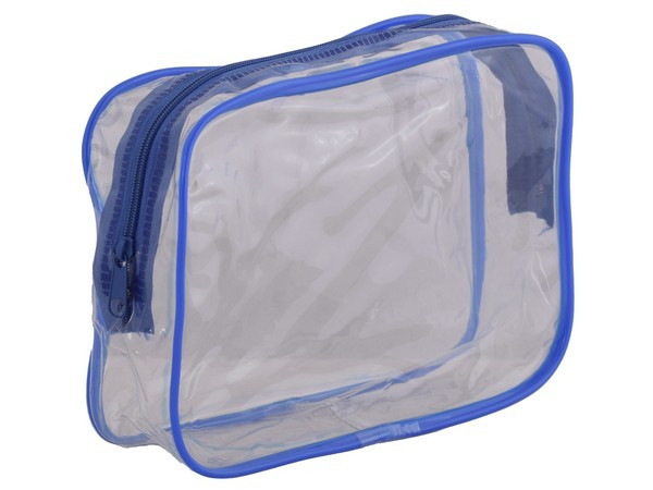 PVC Stationery / Cosmetic Case - Blue