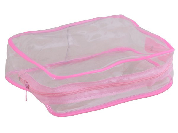 PVC Stationery / Cosmetic Case - Pink