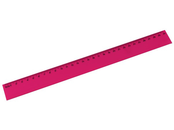 Ruler 30cm - Pink