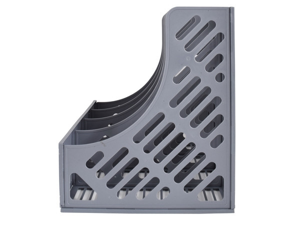 4 Bay File Holder - Grey