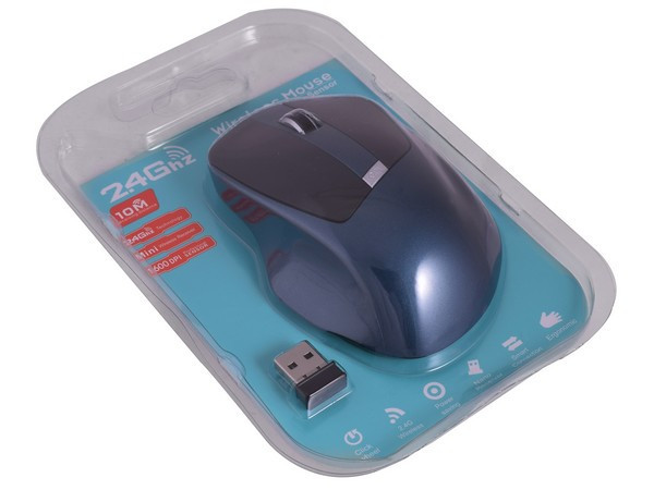 New Generation Wireless Mouse - Blue & Black