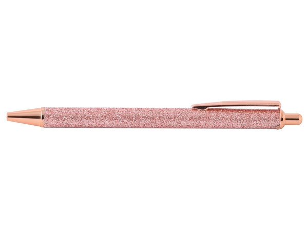 Glitter Ball Point Pen - Rosegold