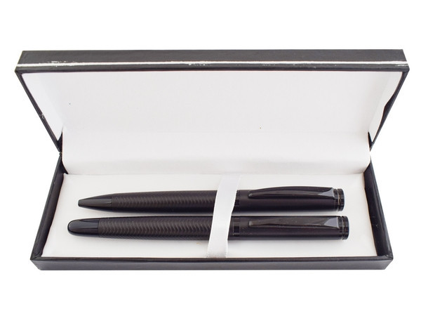 Charcoal Swirl Roller & Ball Set