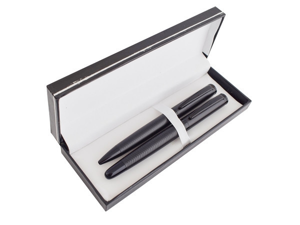 Charcoal Swirl Roller & Ball Set