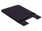 Silicone Cellphone Card Holder - Black