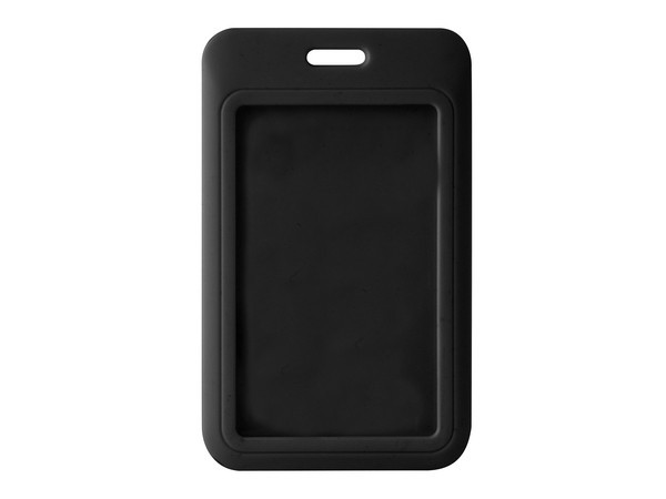 ABS Lanyard Card Holder - Black