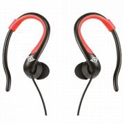 Sport Rapid series earbuds with pouch - Black/Red