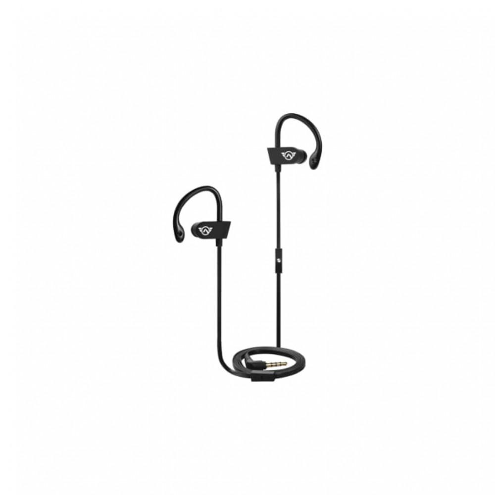 Sport Challenger series Earhook earbuds - Black