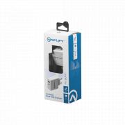 P.D. 20W plus USB 12W Dual Wall Charger - white