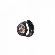 Compete series fitness watch round face - black