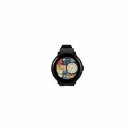 Compete series fitness watch round face - black