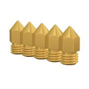 M6 0.4mm Brass Nozzle - Big Head - 5pcs