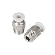 Small Teflon Tube Connector 6mm - (Push-