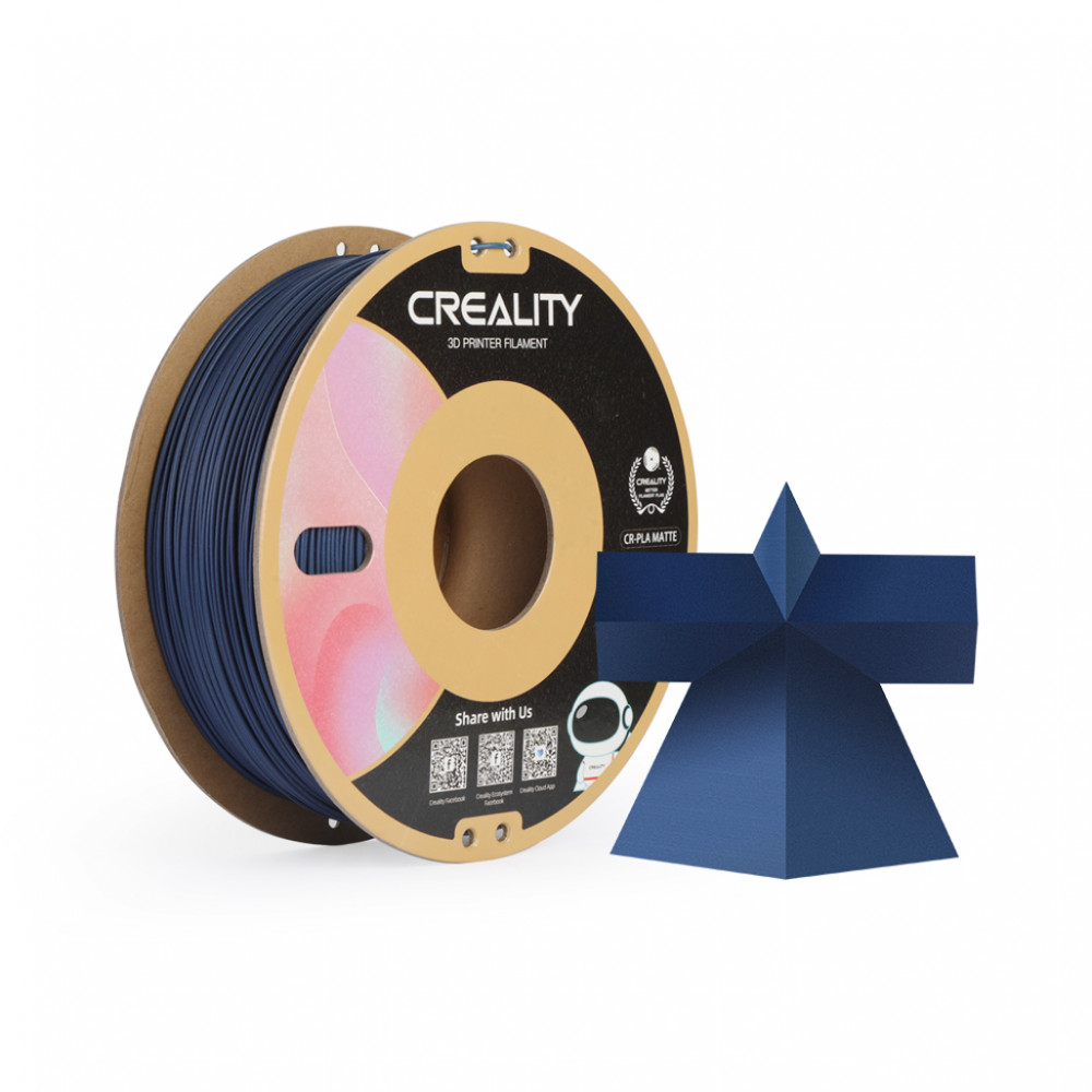 CR-PLA Filament Matte Navy Blue, 1Kg