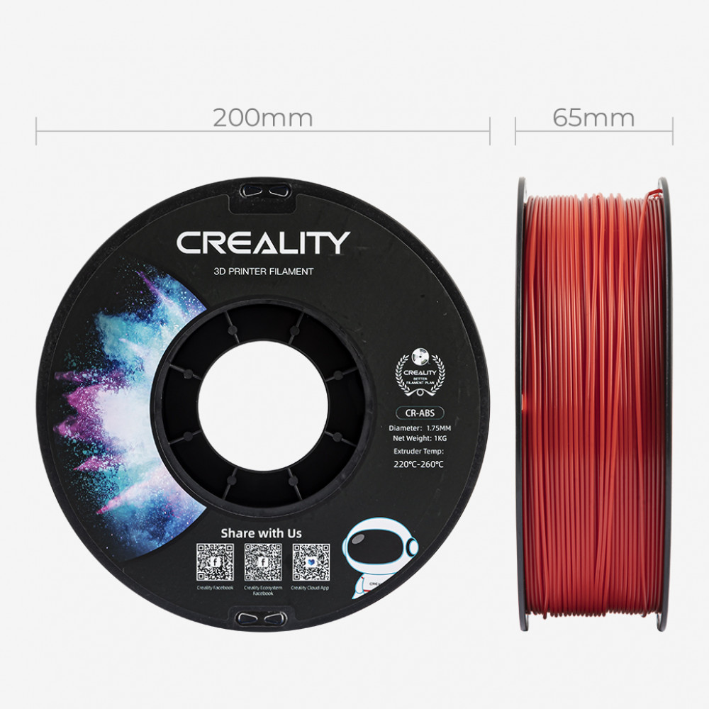 ABS Filament Red 1Kg