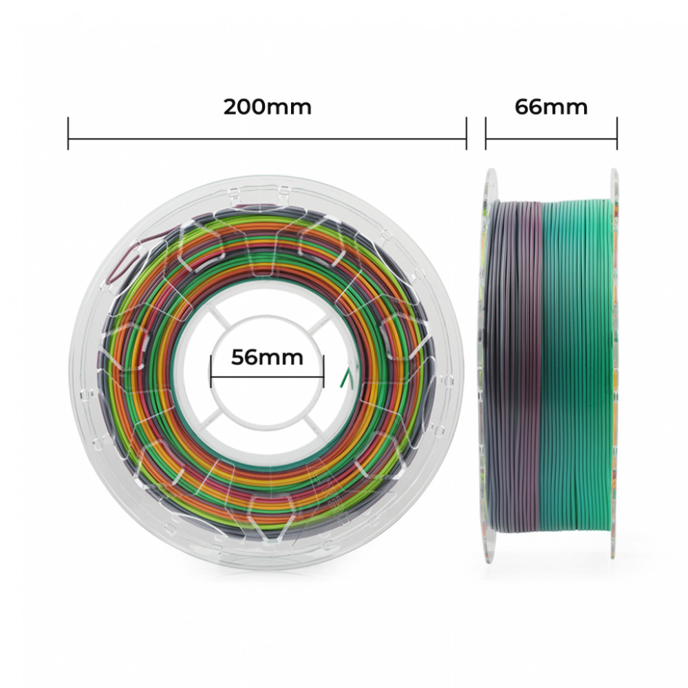 CR-PLA Filament Rainbow 1Kg