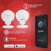 Smart WiFi Motion Sensor Recharge Twin Pack