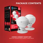 Smart WiFi Motion Sensor Recharge Twin Pack