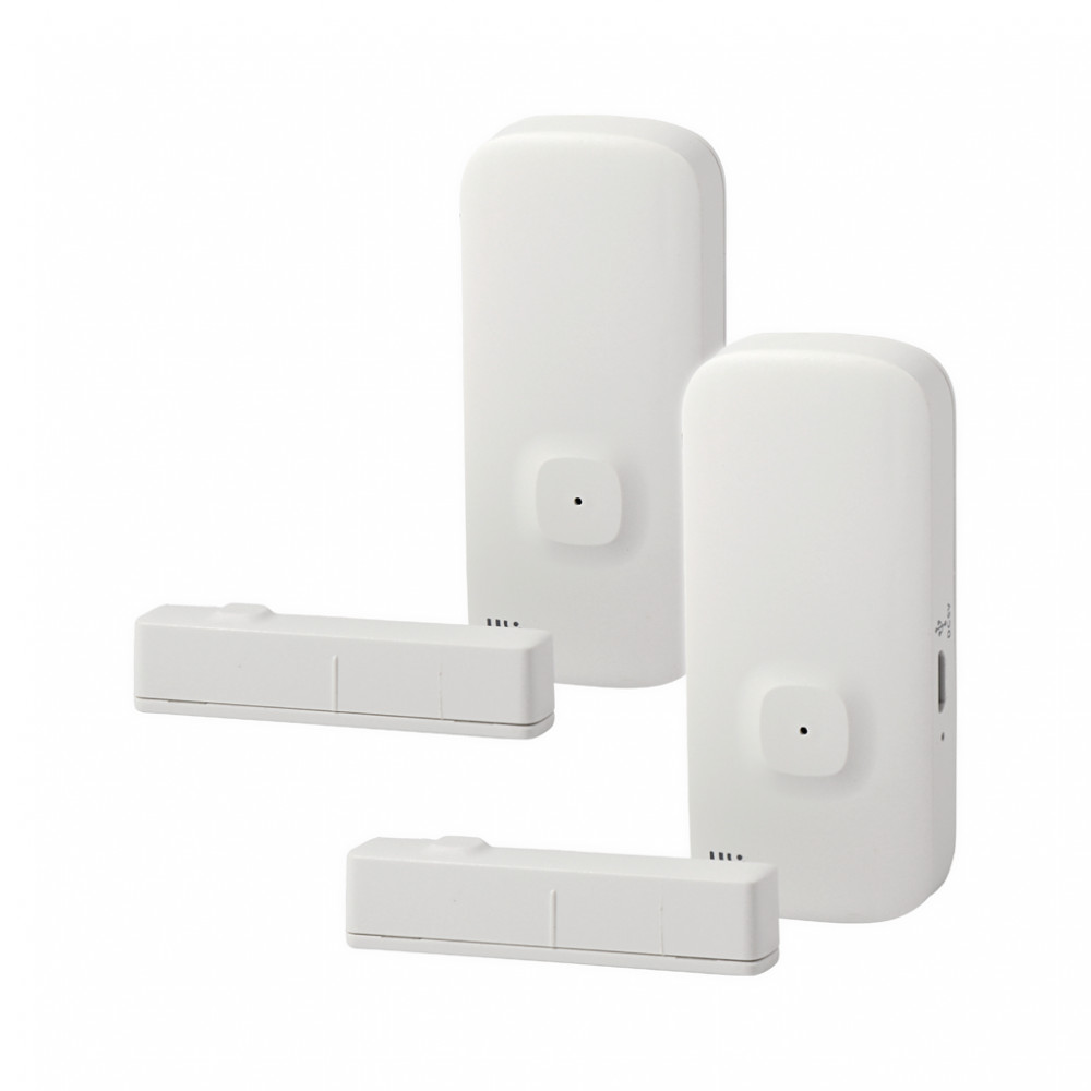 Smart WiFi Door Window Sensor Recharge Twin Pack