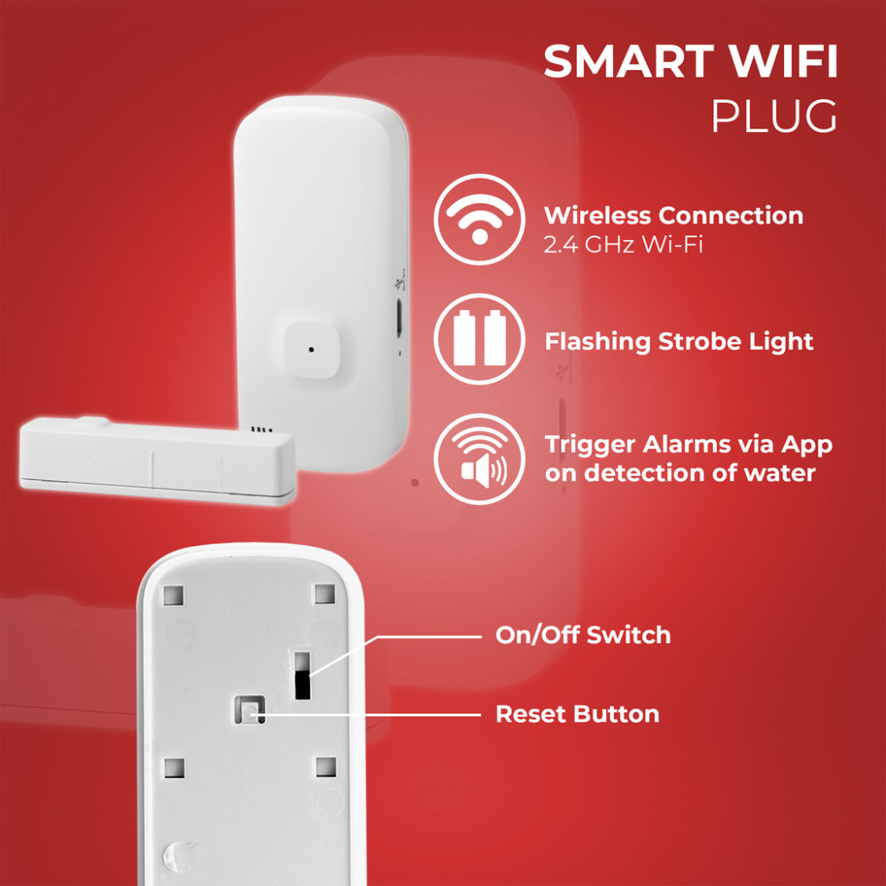 Smart WiFi Door Window Sensor Recharge Twin Pack